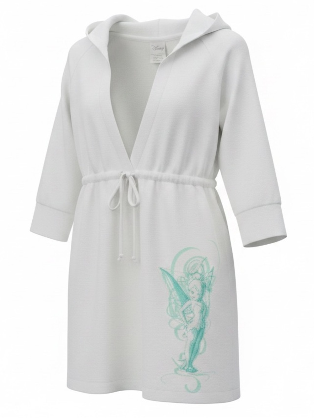 Disney Kids Swim Coverup with Tinkerbell - White and Green Size XS